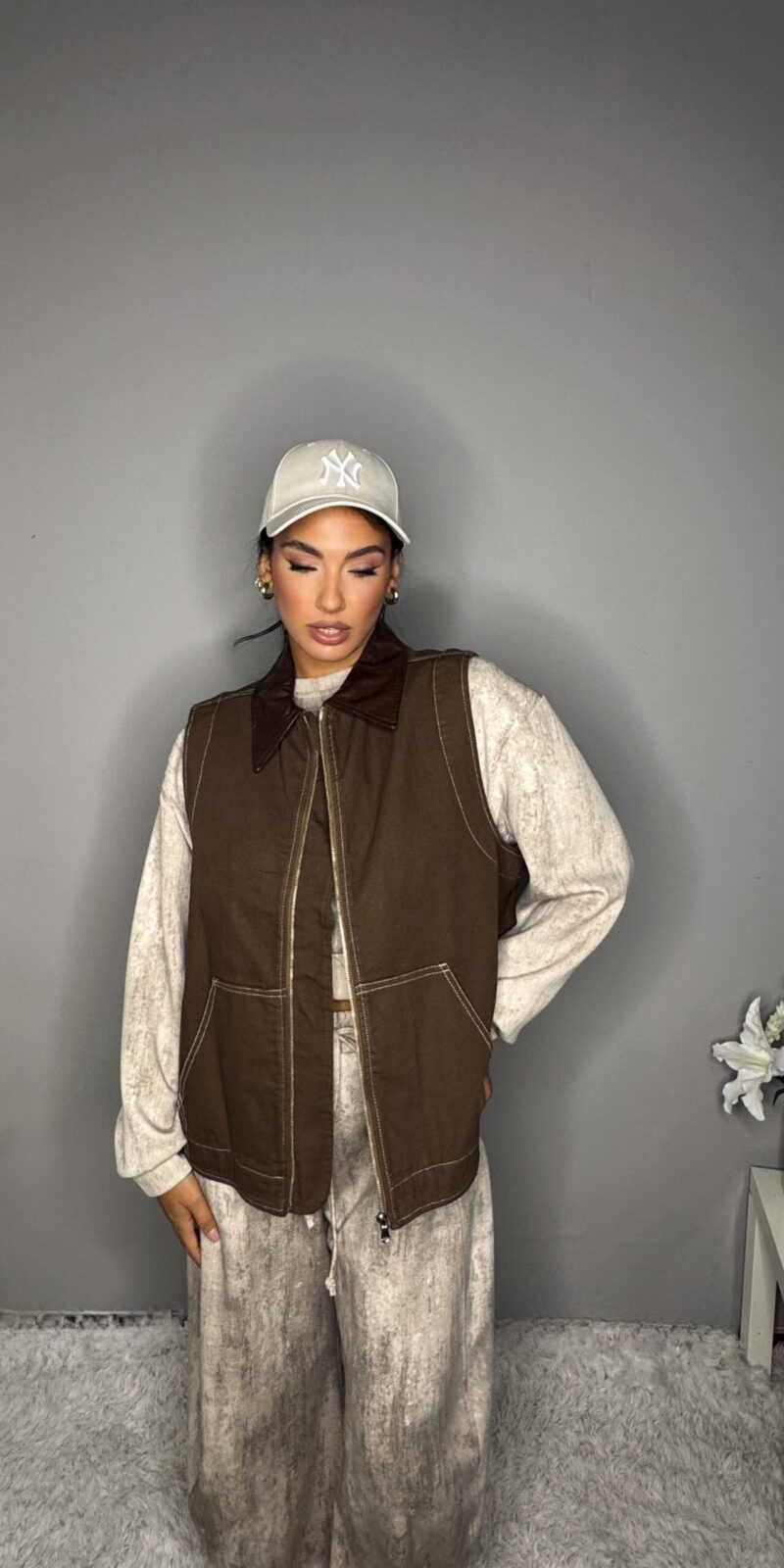 Smanicato Brown Denim By Lumina