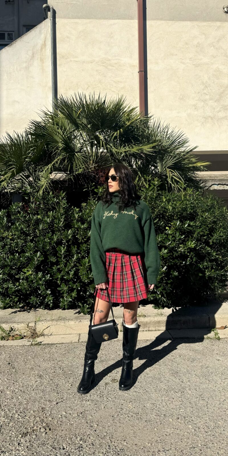 Minigonna Vita Alta Scozzese