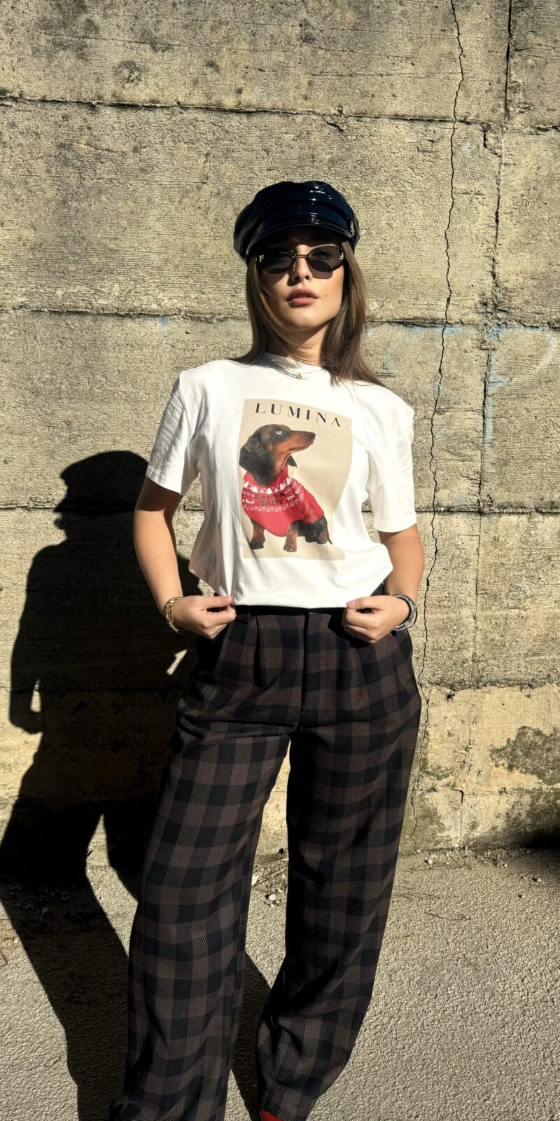 T-Shirt Girocollo Dog By Lumina