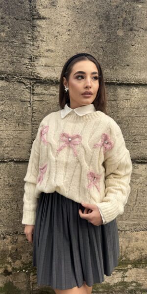 Pull Fiocco Pink