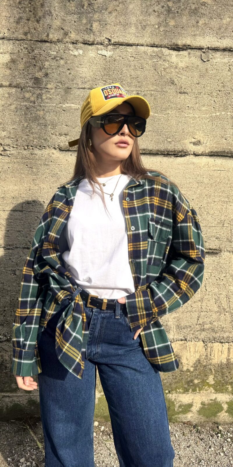 Camicia Marty Old-Style Green