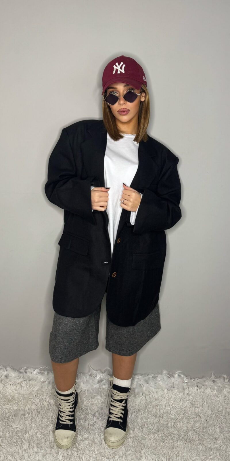 Blazer Noir Oversize